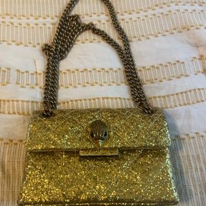Kurt Geiger London Kensington Mini Glitter Shoulder Bag